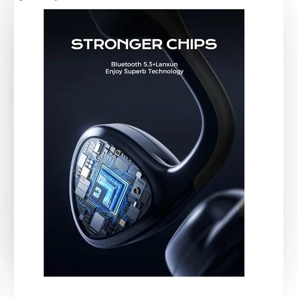 Bone Conduction Headphones,Open Ear Headphones Bluetooth 5.3 with Mic, - Picture 6 of 9